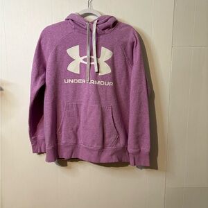 LG Purple and White Under Armour Hoodie